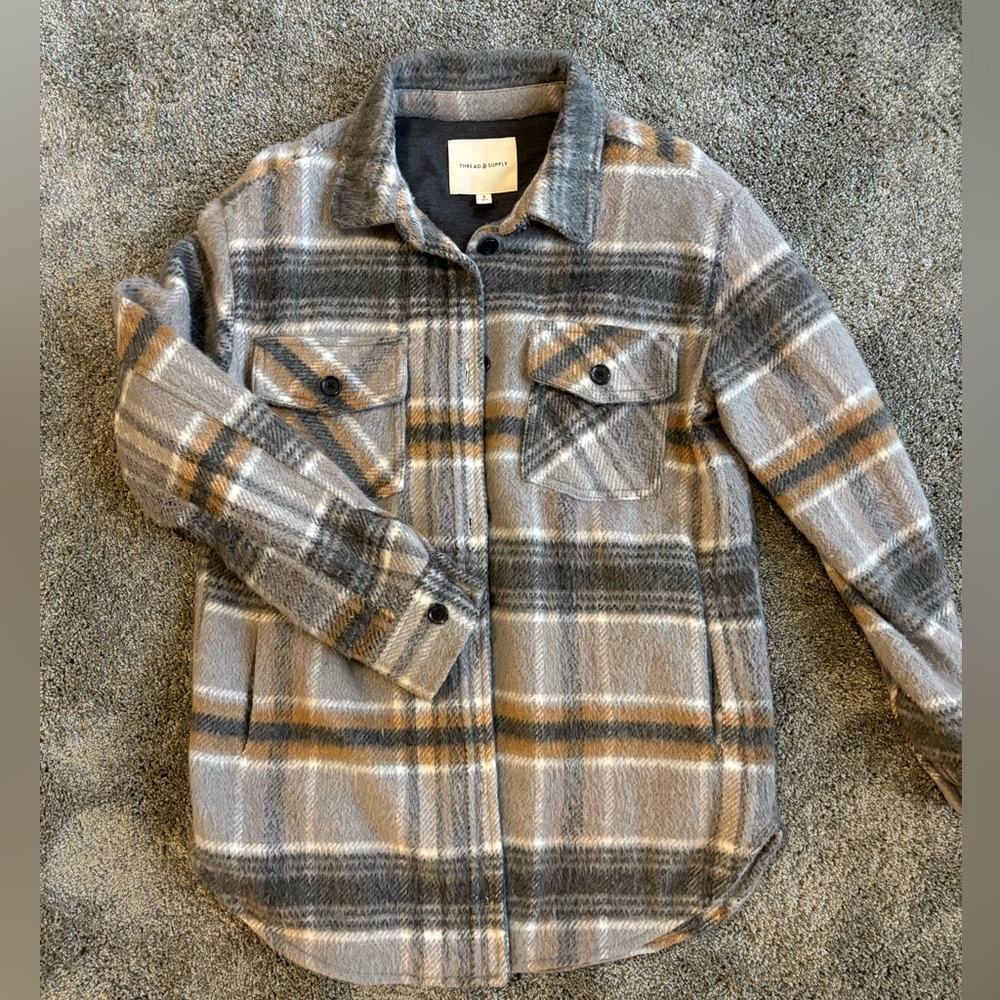 Thread And Supply Flannel Shacket - image 1